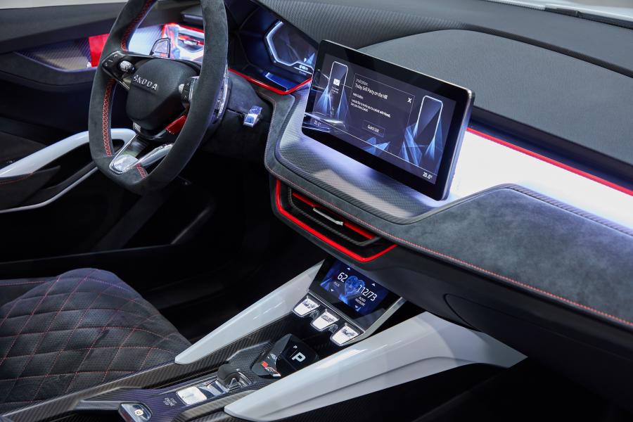 Интерьер Skoda Vision RS 2018 года  (фото 36 из 37)